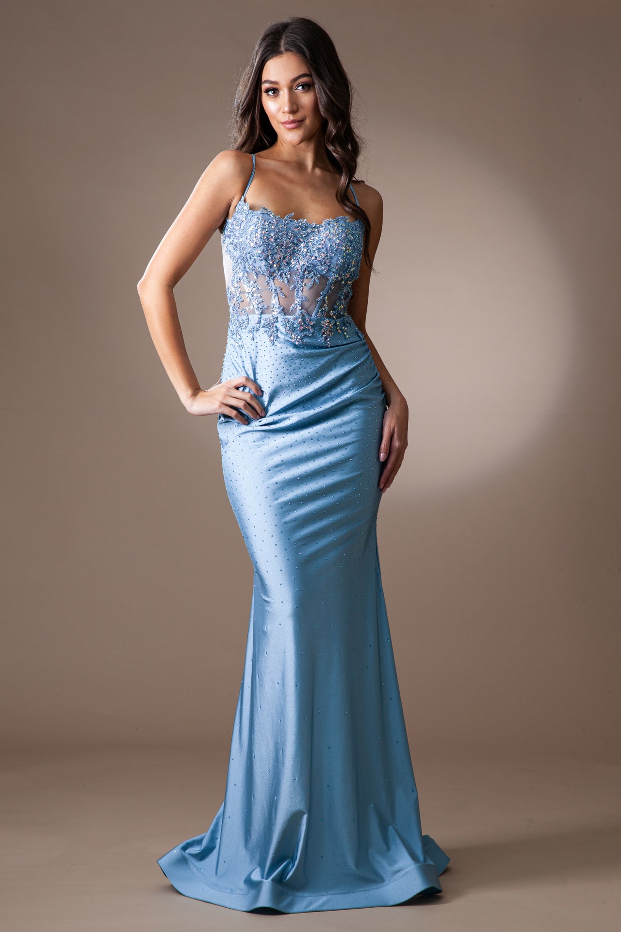 LUX JERSEY BODYCON DRESS WITH CROSS BACK BY AMELIA COUTURE TM1018 LUX JERSEY BODYCON DRESS WITH CROSS BACK BY AMELIA COUTURE TM1018
