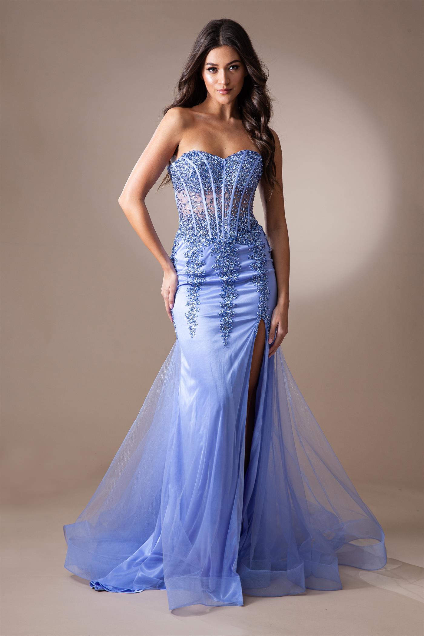 Amelia Champagne Prom Dresses