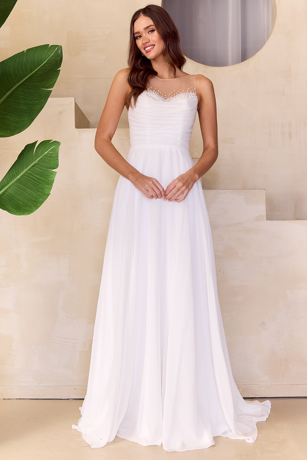 Wedding Dress A-Line Gown by Amelia Couture 3023