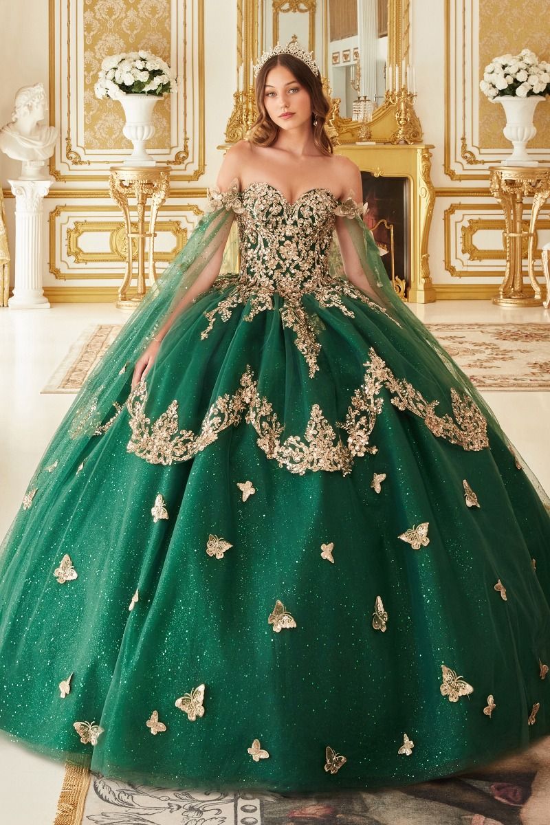 emerald green dress with a touch of gold Green Velvet Mermaid Prom Dress Luxury Gold Rhinestone Beaded Evening Gowns