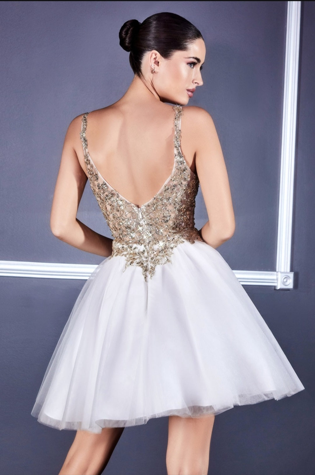 SHORT LAYERED COCKTAIL DRESS BY LADIVINE 9239 Bridal Hive SHORT LAYERED COCKTAIL DRESS BY LADIVINE 9239 Bridal Hive