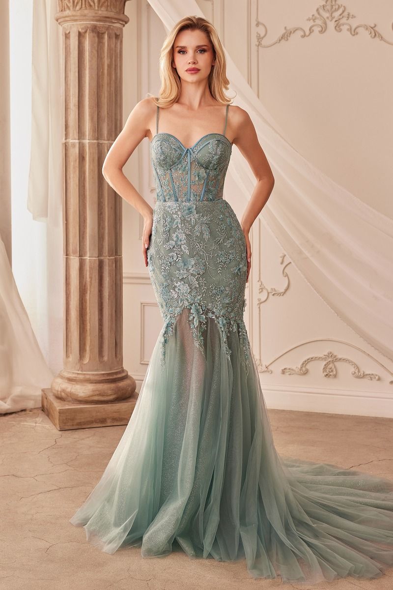 Andrea and Leo A1232 Prom Dress - Paris Blue