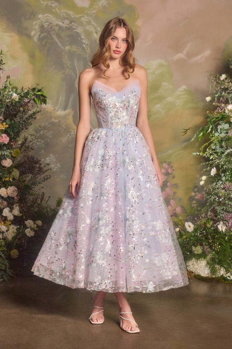 beaded tea length dress JACQUARDA Beaded Venice Lace V-Neck Sheath Lace Bridal Gown – Alesia C main image 1