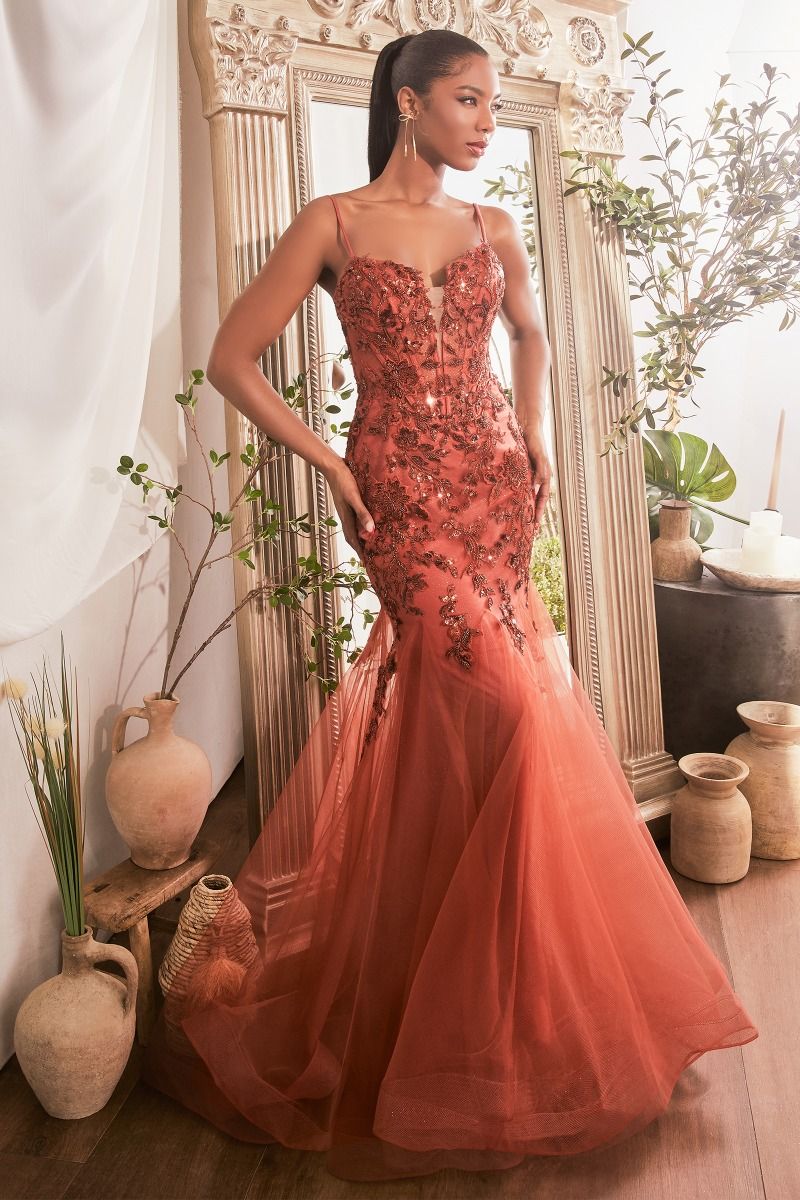 exotic mermaid dress SEQUIN PRINT SLEEVELESS MERMAID DRESS BY LADIVINE CDS488 – Bridal Hive