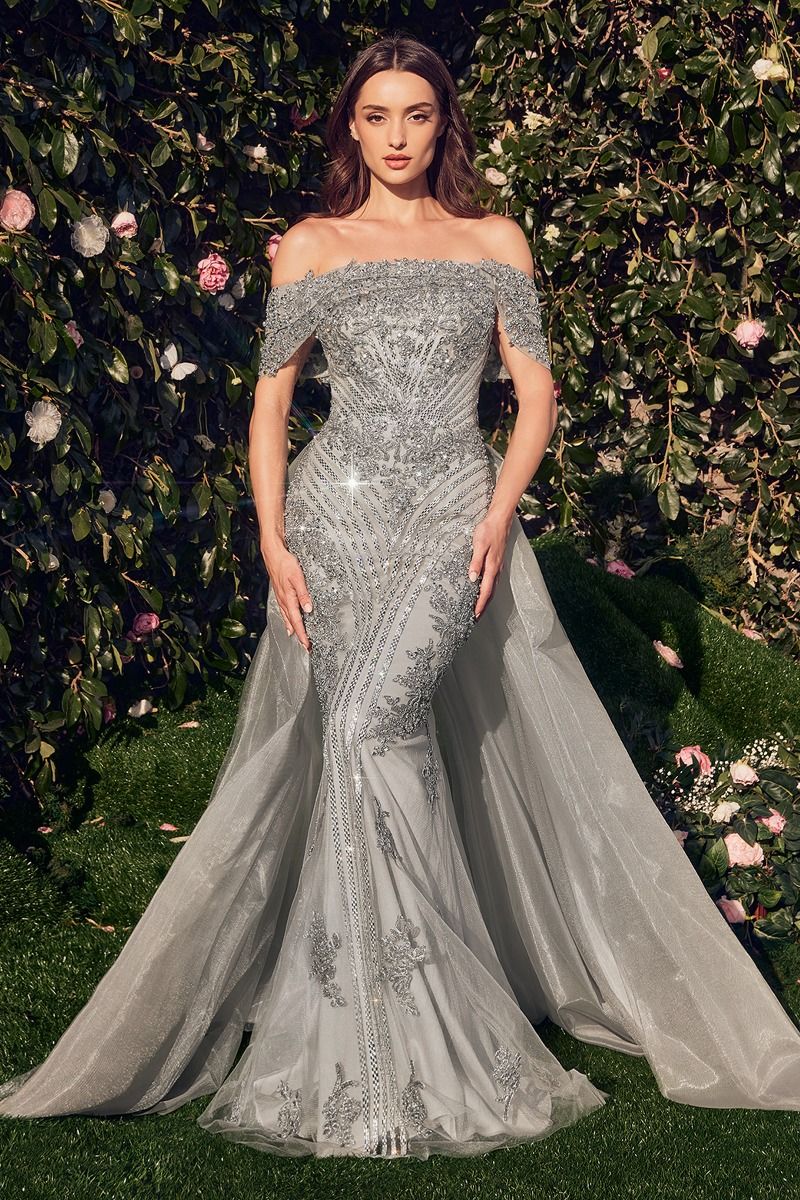 Andrea & Leo MA103 Off The Shoulder Embellished Mermaid Gown  Bridal Hive