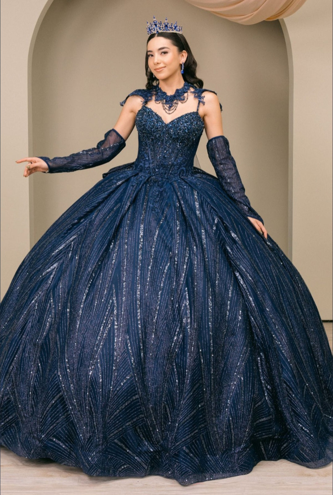 modern quinceanera dresses BEADS & SEQUINS BALL GOWN WITH DETACHABLE GLOVES & CAP BY CINDERELLA COUTURE 8510JQ – Bridal Hive COLOR:OLIVE 140 Best Long Black leather kitchen cabinet pull This gorgeous Quinceanera ball
