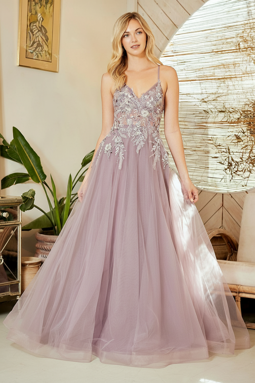 millybridal a-line tiered beaded homecoming dress reviews Primavera Lattice Lace-up Back Beaded Homecoming Dress 4251 main image 0