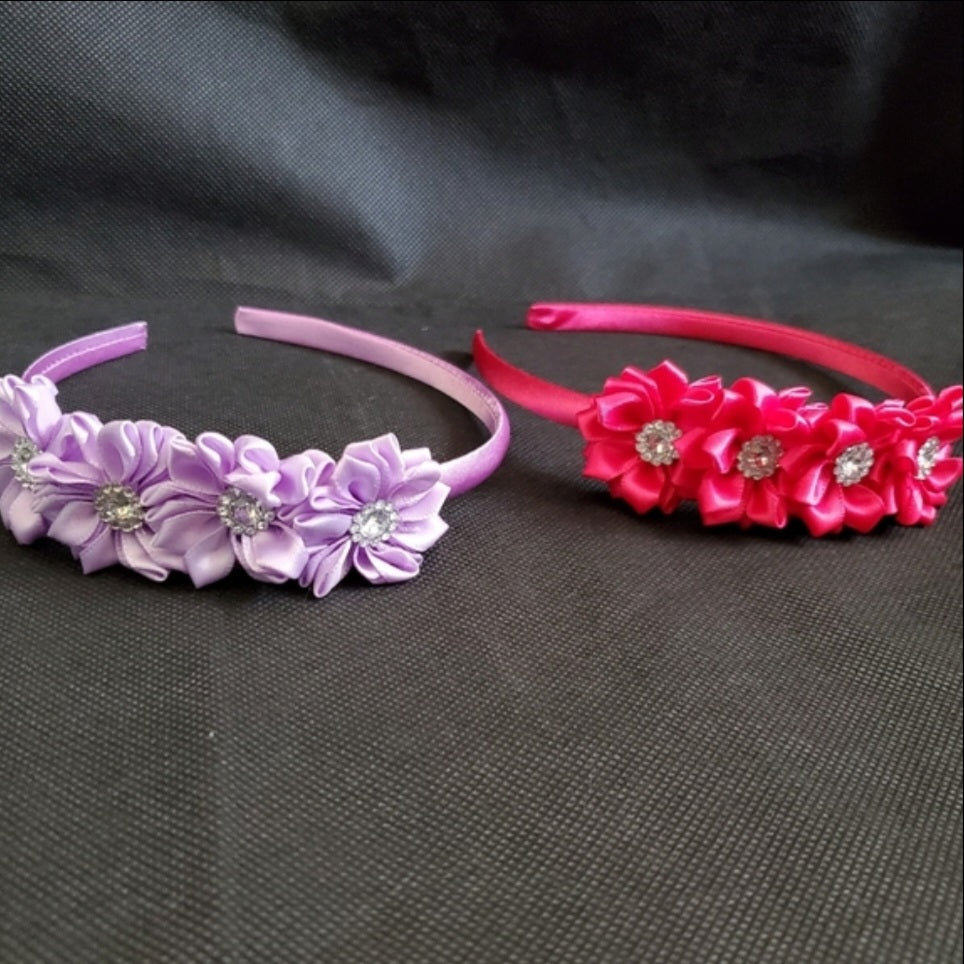 Girl's Headband W/Rhinestone