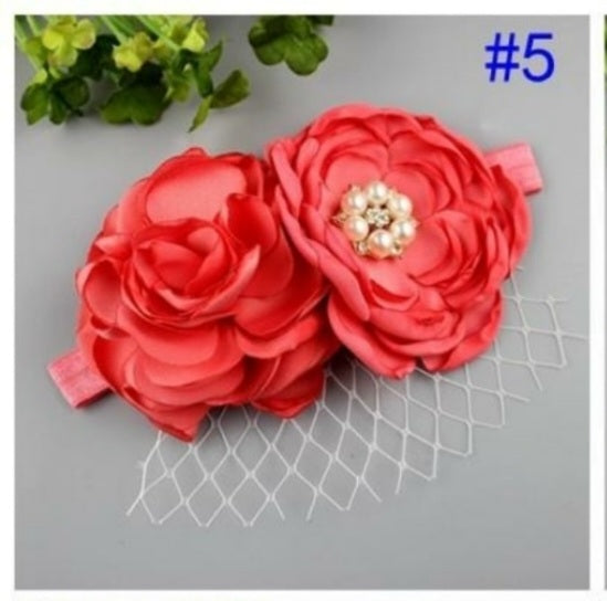 Girl's Headband W/Veil