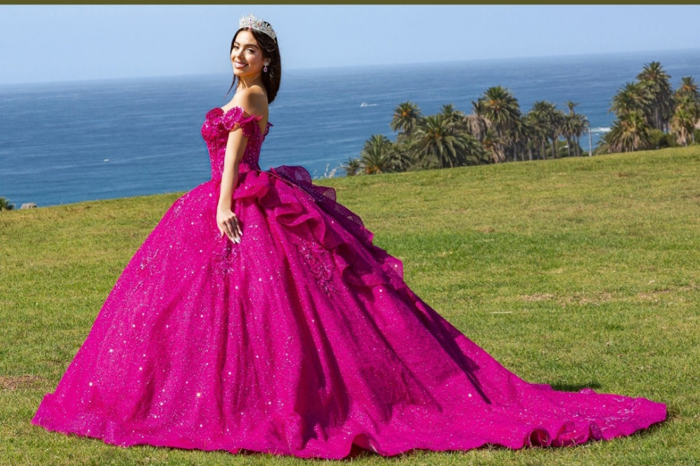 Cinderella Couture Butterfly Quinceañera Ball Gown 8120J