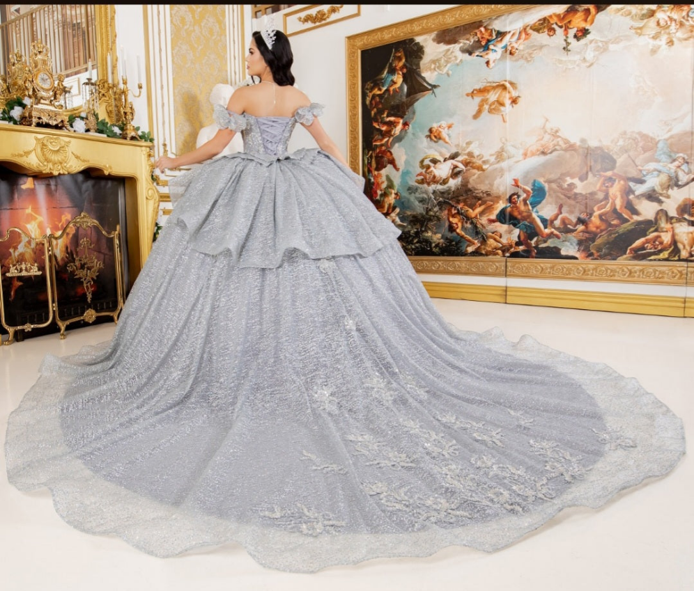 Cinderella Couture Butterfly Quinceañera Ball Gown 8120J