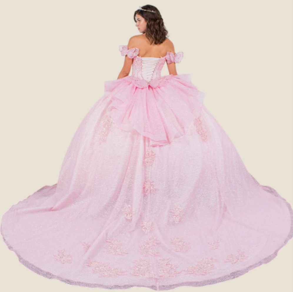 Cinderella Couture Butterfly Quinceañera Ball Gown 8120J