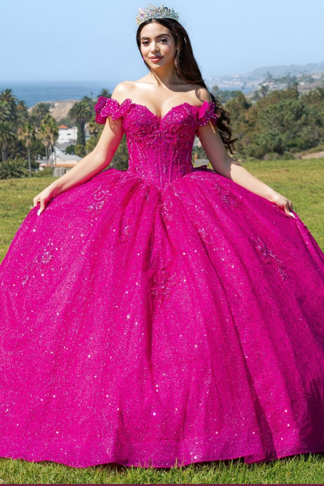 Cinderella Couture Butterfly Quinceañera Ball Gown 8120J