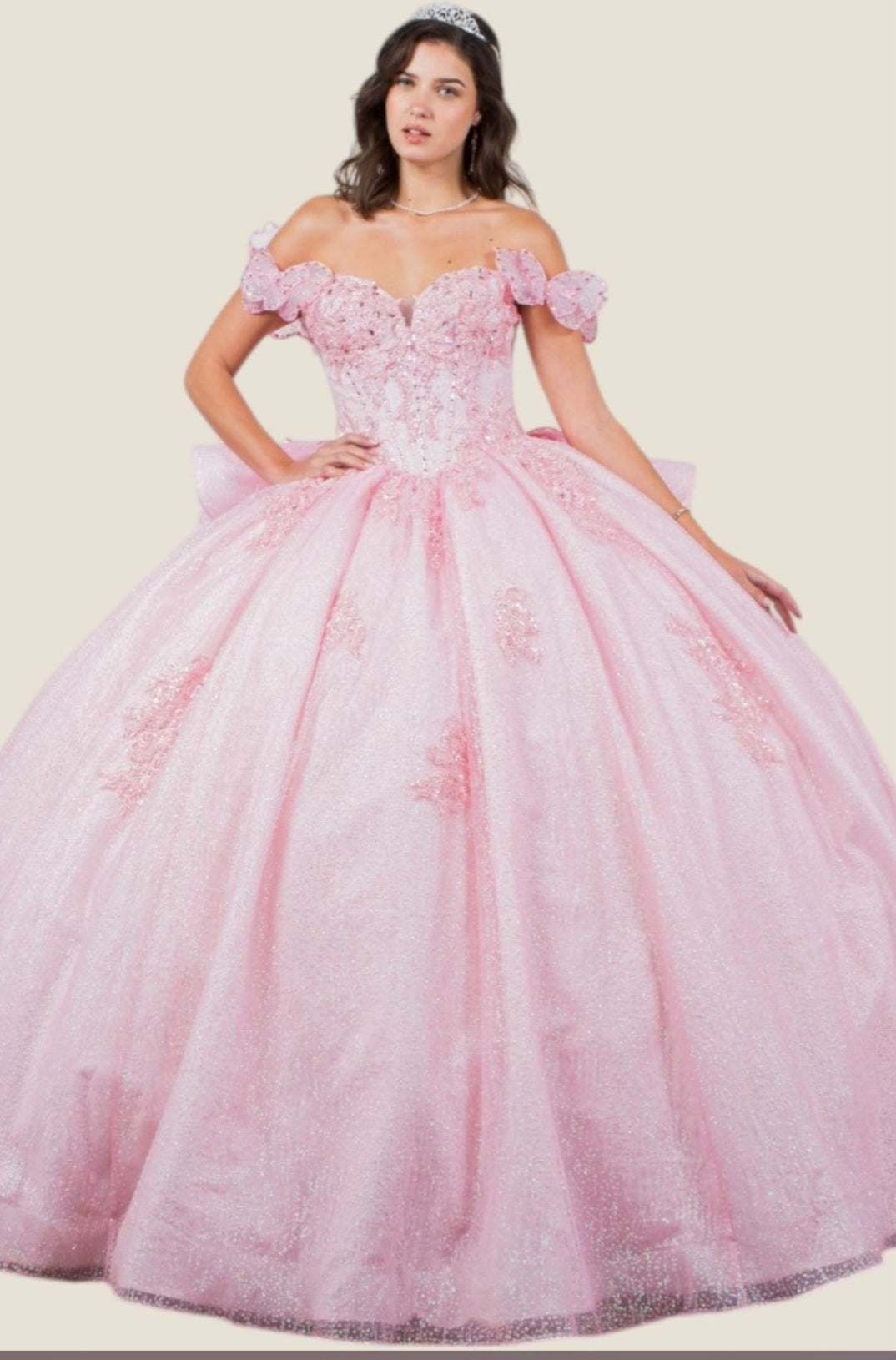 Cinderella Couture Butterfly Quinceañera Ball Gown 8120J