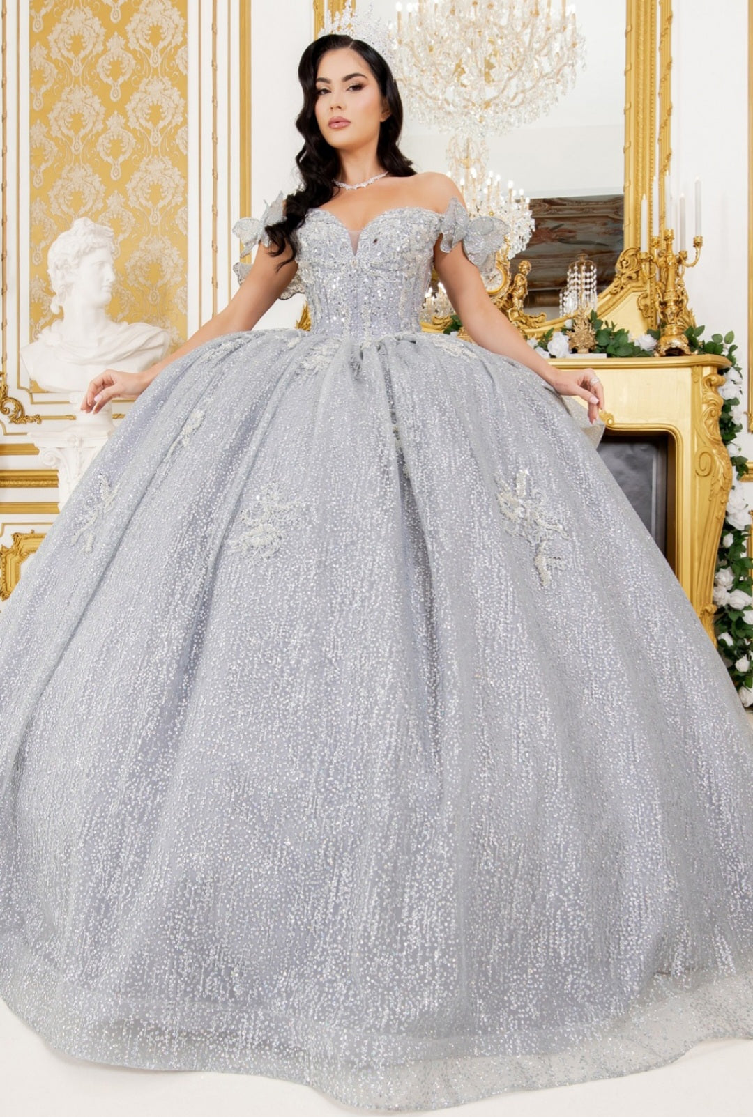 Cinderella Couture Butterfly Quinceañera Ball Gown 8120J