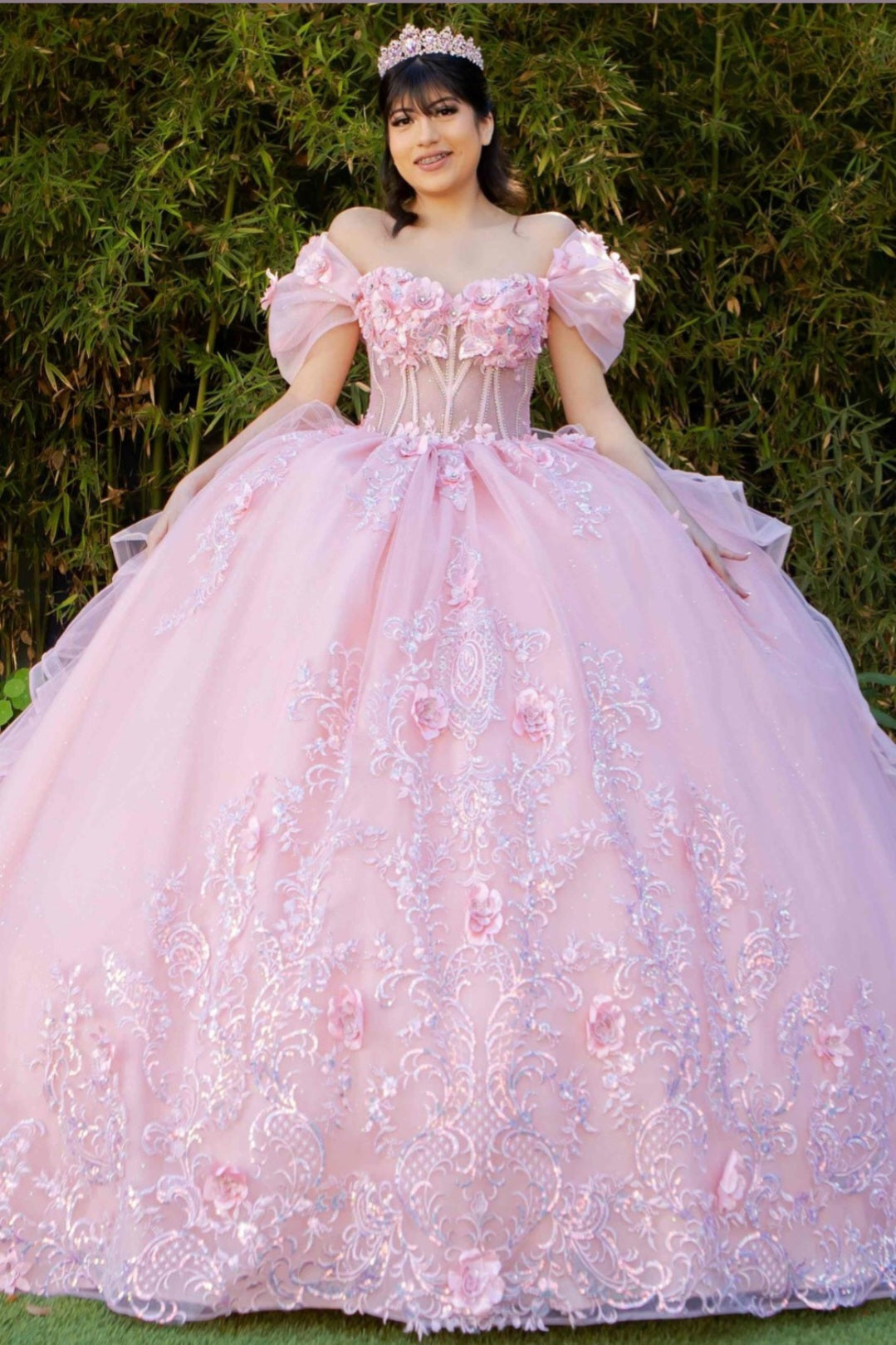 Cinderella Couture Sequins & Embroidered Quinceanera Ball Gown 8330J