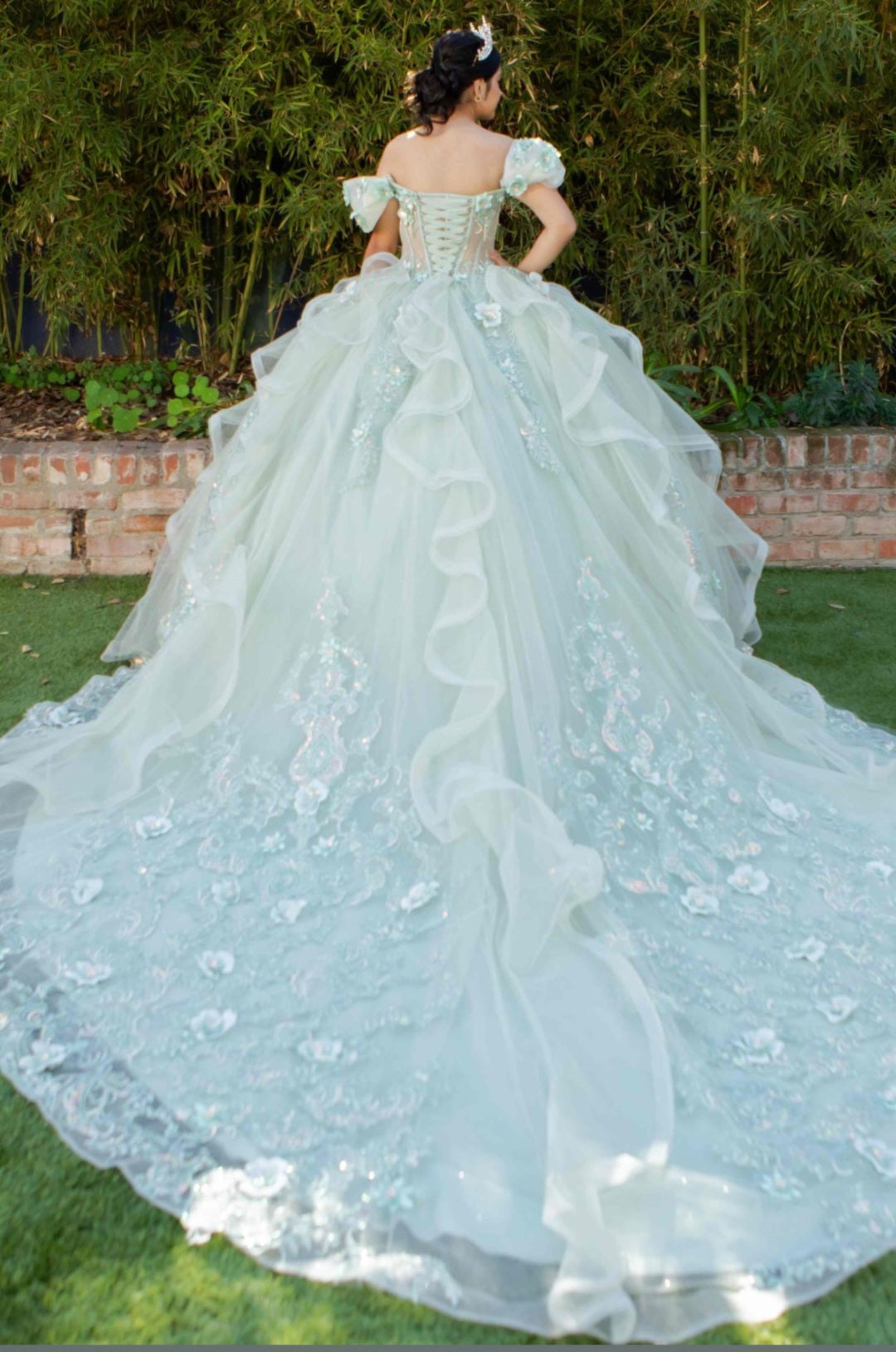 Cinderella Couture Sequins & Embroidered Quinceanera Ball Gown 8330J