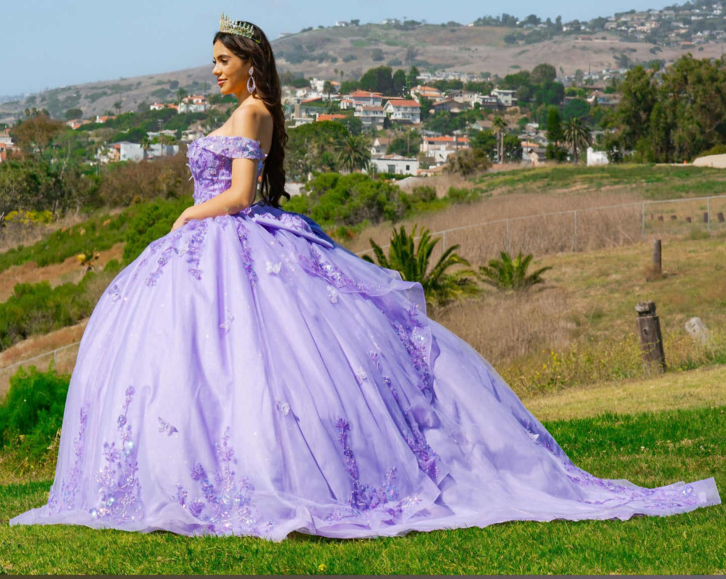 Cinderella Couture Off Shoulder Quinceañera Gown 8111J