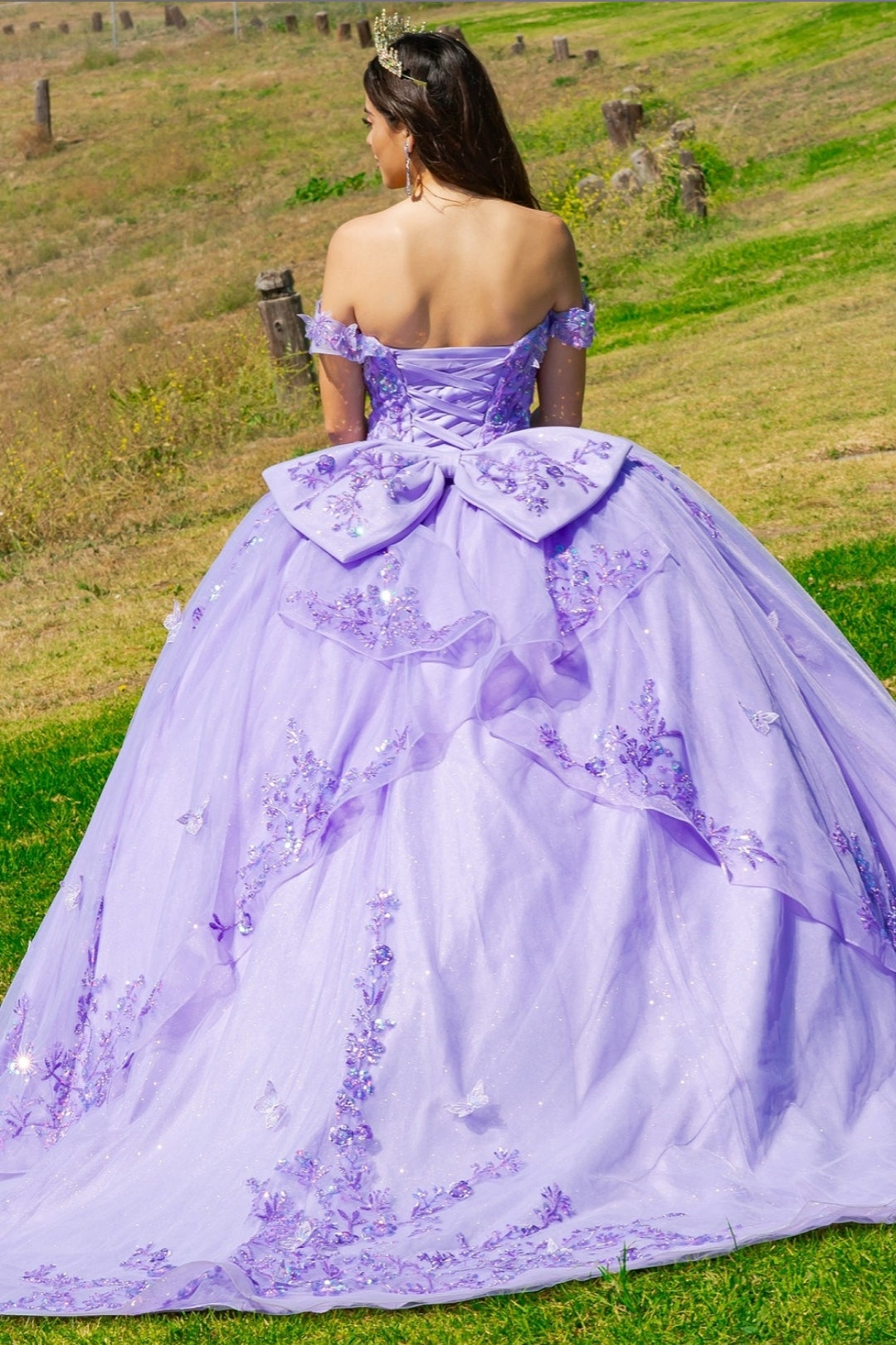 Cinderella Couture Off Shoulder Quinceañera Gown 8111J