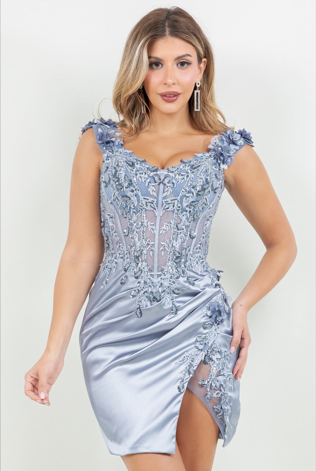 STONED OFF THE SHOULDER SHORT PARTY DRESS BY CINDERELLA COUTURE 8181JS Bridal Hive STONED OFF THE SHOULDER SHORT PARTY DRESS BY CINDERELLA COUTURE 8181JS Bridal Hive