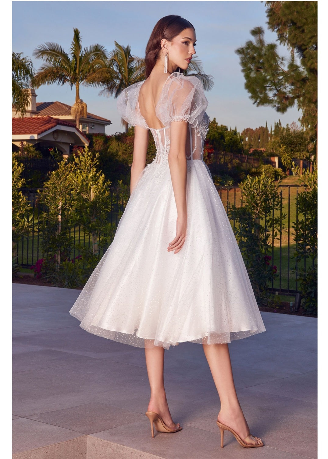 Ladivine CD0187WCL Prom Dress - Off White | NewYorkDress Ladivine CD0187WCL Prom Dress - Off White | NewYorkDress