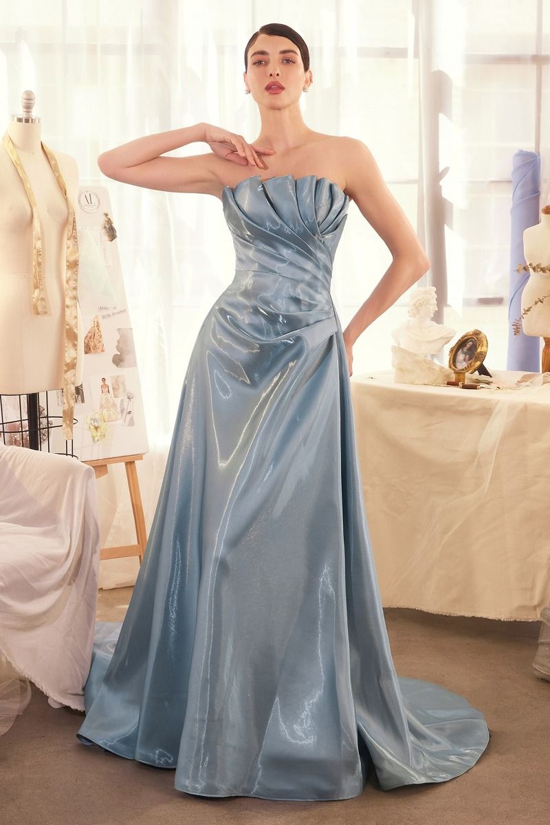 Andrea & Leo A1439 - Strapless Taffeta Gown