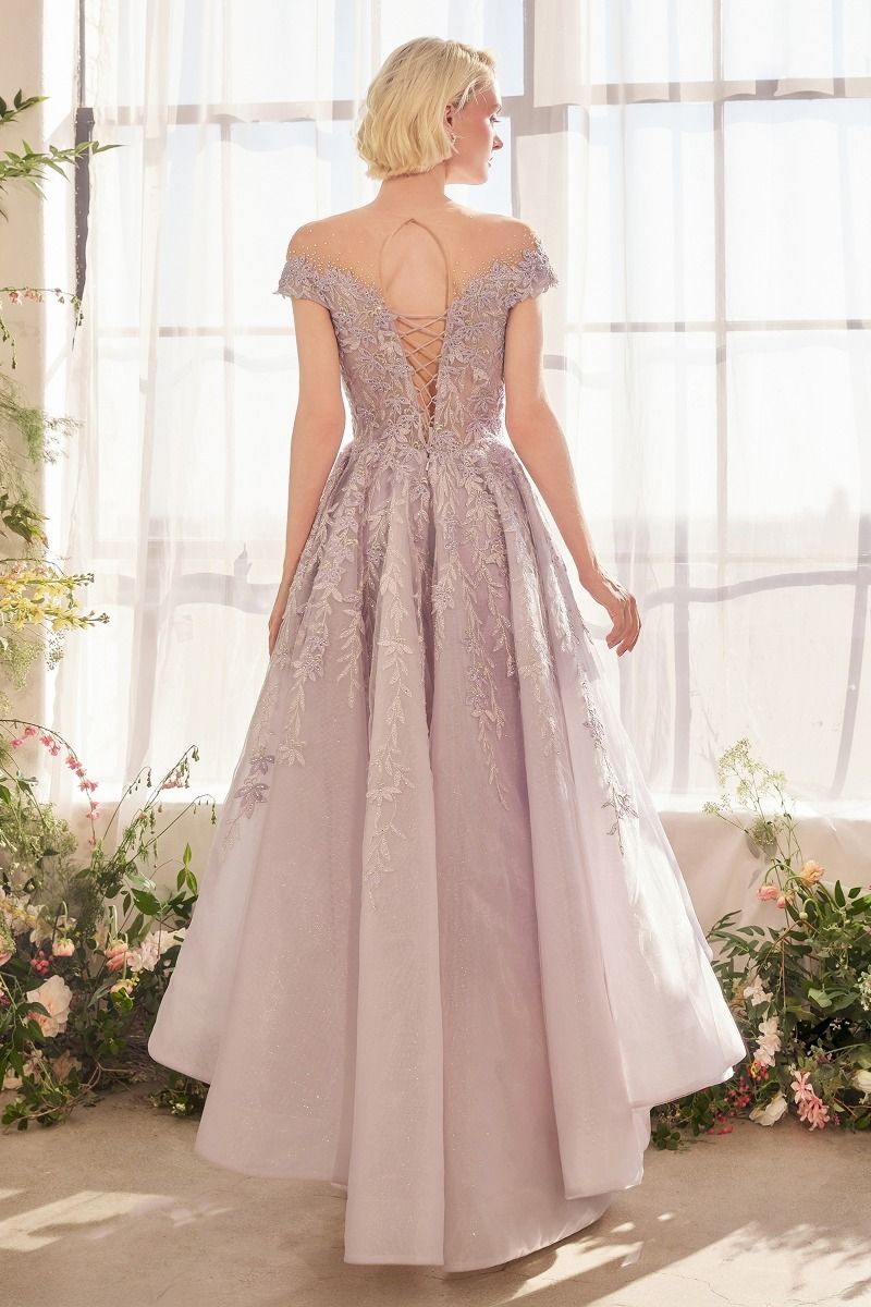 Andrea & Leo A1454 - High-low Lavender Dress