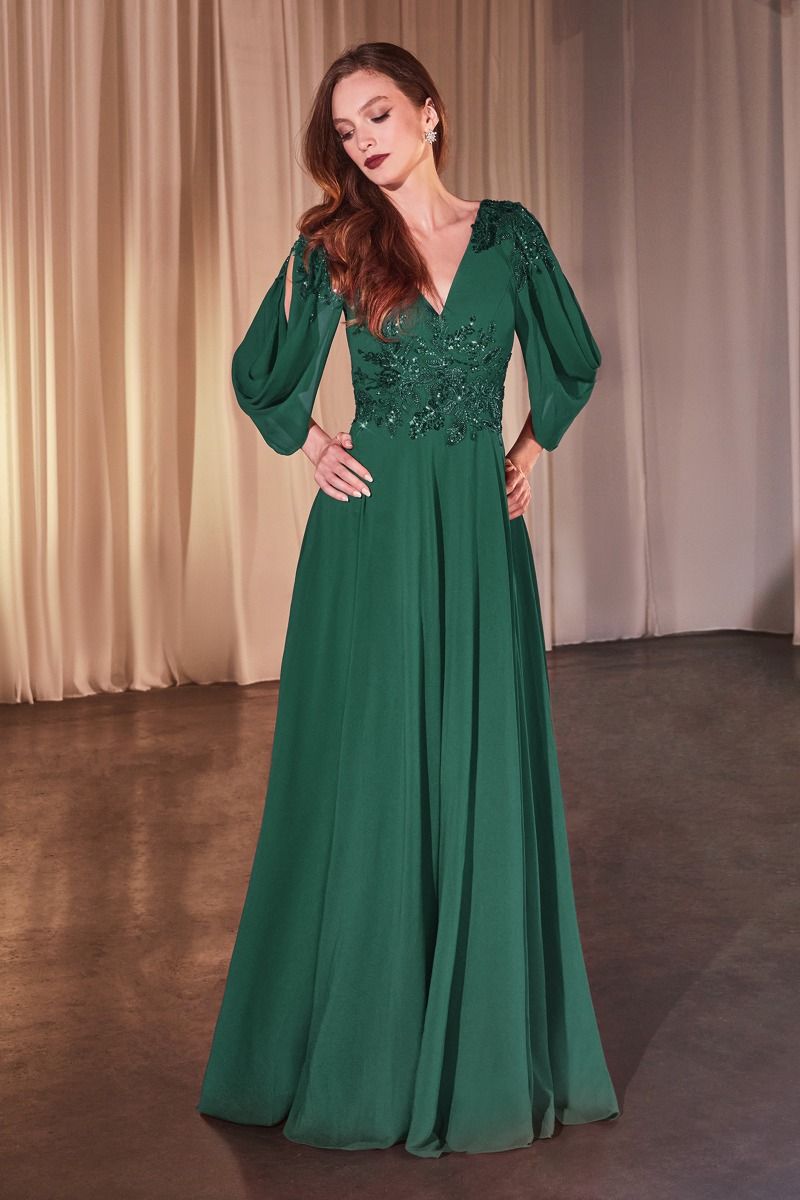 Ladivine CDS508 Prom Dress - Emerald | NewYorkDress Ladivine CDS508 Prom Dress - Emerald | NewYorkDress