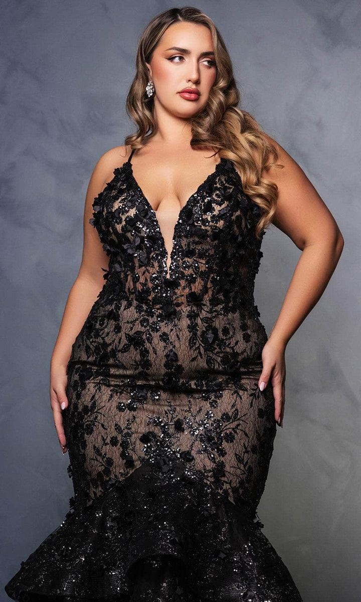 May Queen RQ8148 - Embellished Mermaid Evening Dress – Bridal Hive