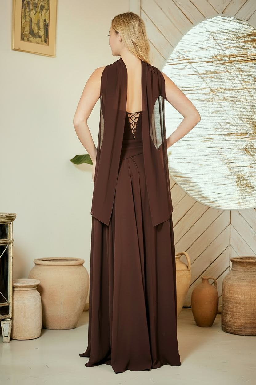 STRAPLESS A-LINE CHIFFON DRESS BY AMELIA COUTURE 6133 Bridal Hive STRAPLESS A-LINE CHIFFON DRESS BY AMELIA COUTURE 6133 Bridal Hive