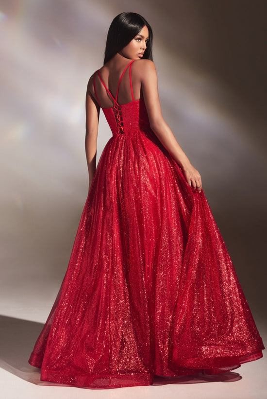 **Cinderella Divine's Enchanting Glittered Ball Gown for Unforgettable Occasions**